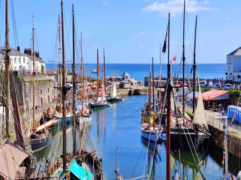 White Eden - Explore Cornwall From A Comfy Central Appartment St Austell Ngoại thất bức ảnh