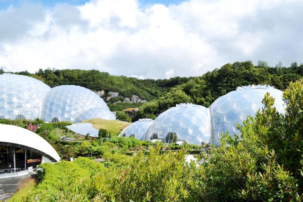 White Eden - Explore Cornwall From A Comfy Central Appartment St Austell Ngoại thất bức ảnh